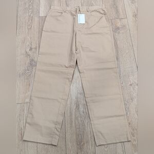 $465 Mens JW Anderson 5-Pocket Workwear Chino Pants Beige 52 US 36